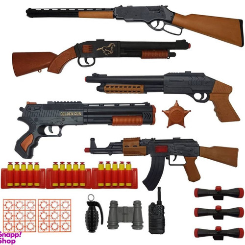 ست تفنگ اسباب بازی مدل WW1000