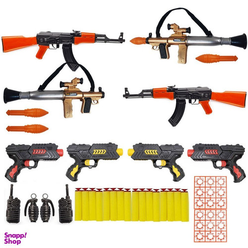 ست تفنگ بازی مدل ParhcamDar مجموعه 10 عددی